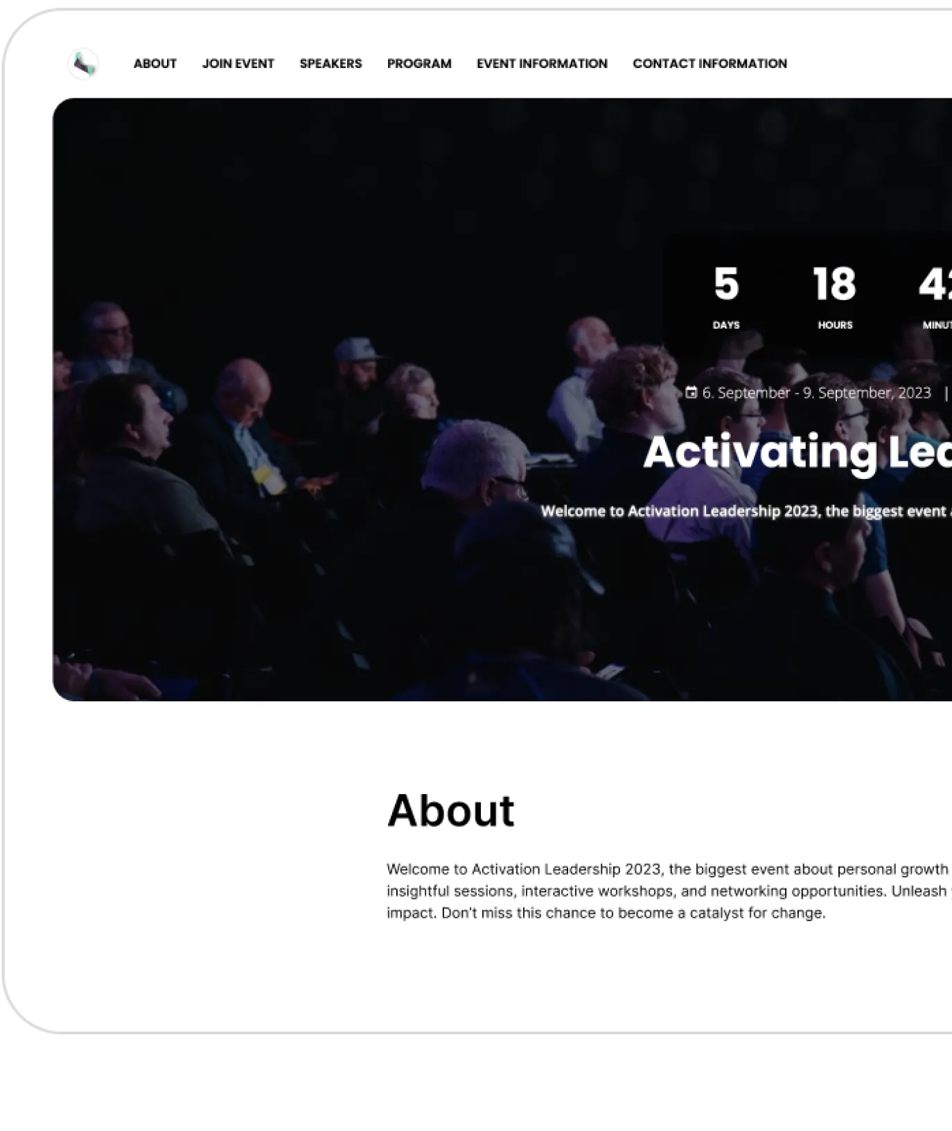 free event website